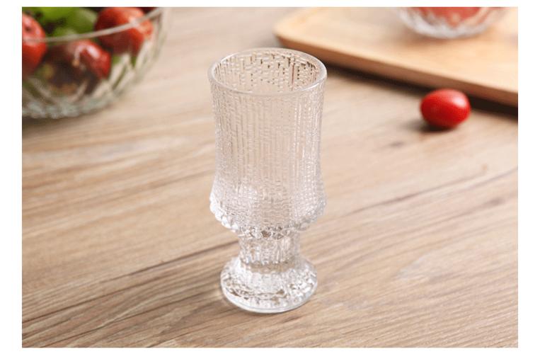 玻璃奶昔杯创意透明果汁杯子高脚饮料杯吸管奶茶杯家用可爱杯子