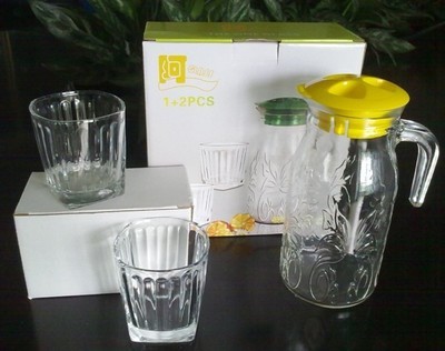 【【专业产生加工】广告促销家居日用礼品赠品茶壶果汁壶杯套装】价格,厂家,图片,茶壶、水壶,广州市番禺区岑鑫玻璃制品经营部-